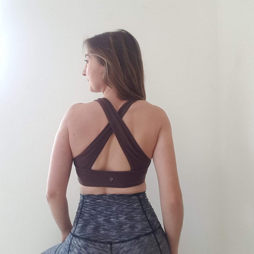 Tribal Belly Dance Cut Out Yoga Sports Bra
